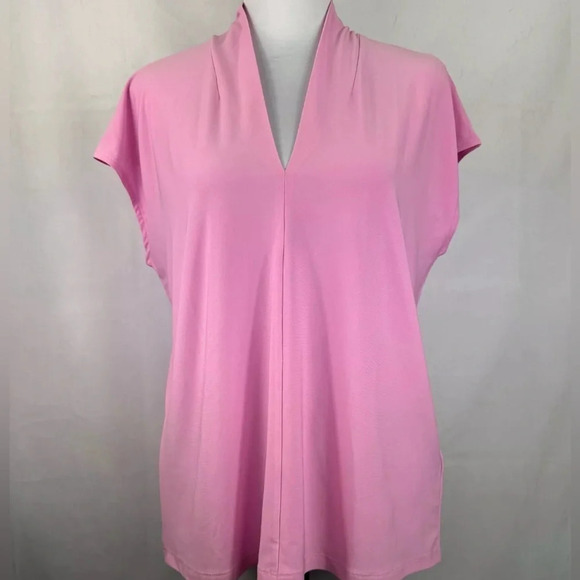 Buffalo Ladies' V-Neck Short Sleeve Blouse - Picture 5 of 9